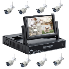 cctv 8CH HD camera monitor nvr kit wireless wifi camera kit